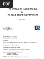 Social Media in Federal Government - Presented to NCMA