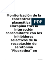 Proyecto de Farmacocinetica Clozapina