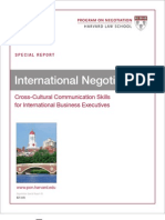 Harvard International Negotiation