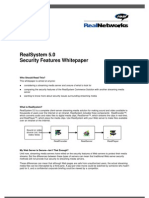 Realsystem 5.0 Security Features Whitepaper: Who Should Read This?