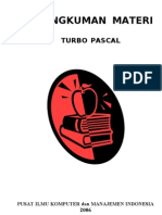 Rangkuman Materi Turbo Pascal
