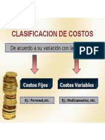 clasificacion de costos