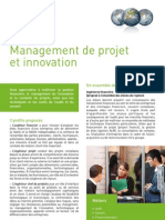 Management de Projet Et Innovation