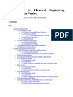 Introduction to Chemical Engineering Processes