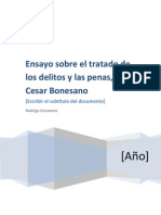 Ensayo Delitos y Penas