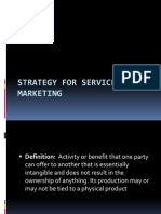 Strategy for Service Marketing