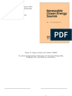 Renewable Ocean Energy Sources: Part I-Ocean Thermal Energy Conversion