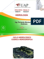 Semana 1 - Ciclo Hidrologico-Cuenca Hidrografica