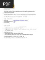Download Hotel Budget Template by Agustinus Agus Purwanto SN13662071 doc pdf