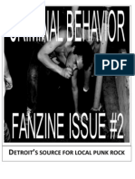 Criminal Behavior Fanzine, Issue 2