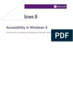 Win8 Accessibility Tutorials