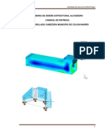 Memoria D. Estructural Aliviadero - Cabezal Entrega