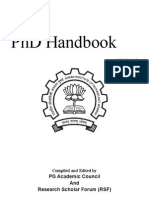 PHD Handbook