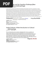 Anthropology and The Cognitive Challenge