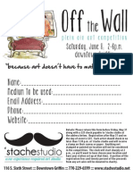 Off The Wall - Registration