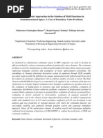 Finite Elements Approaches in The Solution of Field Functions in Multidimensional Space: A Case of Boundary Value Problems