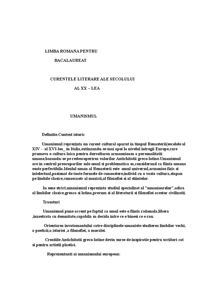 Eseuri Bacalaureat
