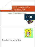 Productos Notables y Factorización