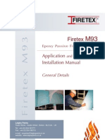 Application Manual For M93 Intumescent Epoxp