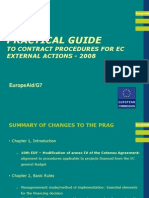 Practical Guide: To Contract Procedures For Ec External Actions - 2008