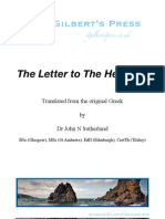 The Letter To The Hebrews