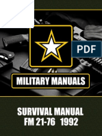 Download US Army Survival Manual FM 21-76 1992 by Total Prepper  SN136654710 doc pdf