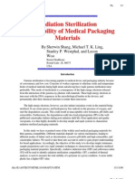 Radiation Sterilization Compatibility of Medical Packaging Materials