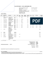 Amc Tax Invoice - Tata Motors LTD