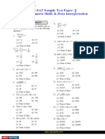 50503357 CSAT Basic Numeric Skills Data Interpretation Quantitative Sample Paper 2