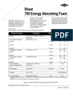 Tech Data Sheet IMPAXX™ 700 Energy Absorbing Foam: Product Information