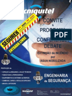 Conferência Tecniquitel - EXTINÇÃO DE INCÊNDIO POR ÁGUA NEBULIZADA A ALTA PRESSÃO