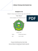 Tafsir Ahkam Tentang Had Qadzaf Dan Lian