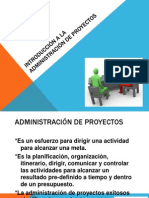 Unidad 1.1 Administracion de Proyectos