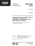 NBR 15116 - 2004 - Agregados reciclados de residos solidos da construção civil