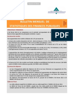 Bulletin Mensuel Statistique des Finances Publiques - Février 2013