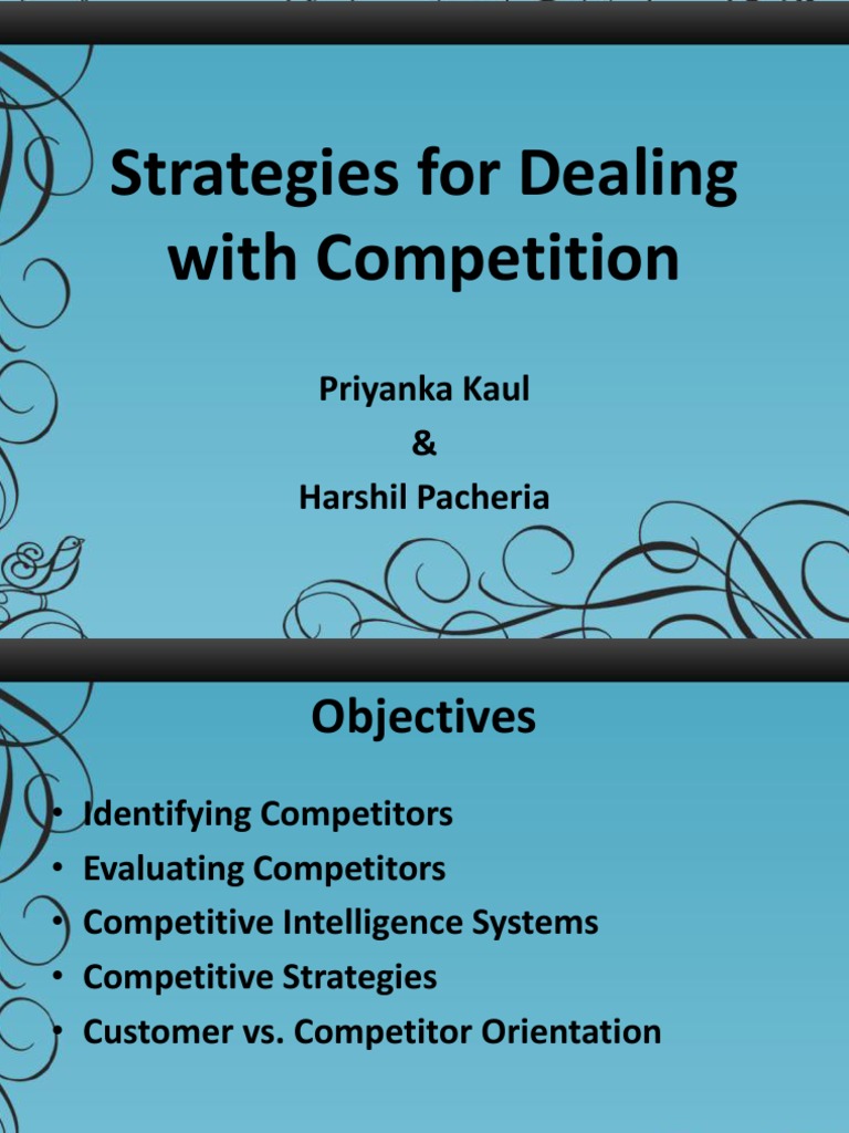 Competitive Strategies and Analysis Guide | PDF | Strategic Management ...