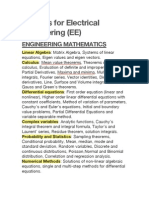 Gate Syllabus Electrical 2013