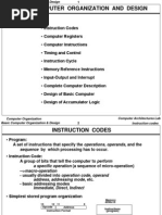 Basic Computer Organization and Design