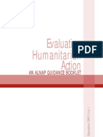 Evaluating Humanitarian Action: A Practical Guide to the DAC Criteria