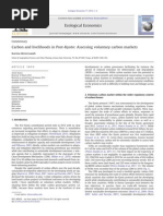 Carbon and Livelihoods in Post-Kyoto: Assessing Voluntary Carbon Markets