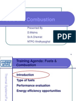 Fuels and Combustion: Presented by D.Mishra Sr.A.Chemist NTPC-Vindhyacghal