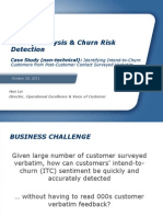 Survey Analysis & Churn Risk Detection: Case Study (Non-Technical)