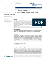 Book Review Of: "Clinical Aspects of Electroporation " by Stephen T Kee, Julie Gehl, Edward W Lee