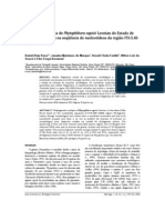 Análise Filogenética de Phytophthora Capsici Leonian Do Estado de