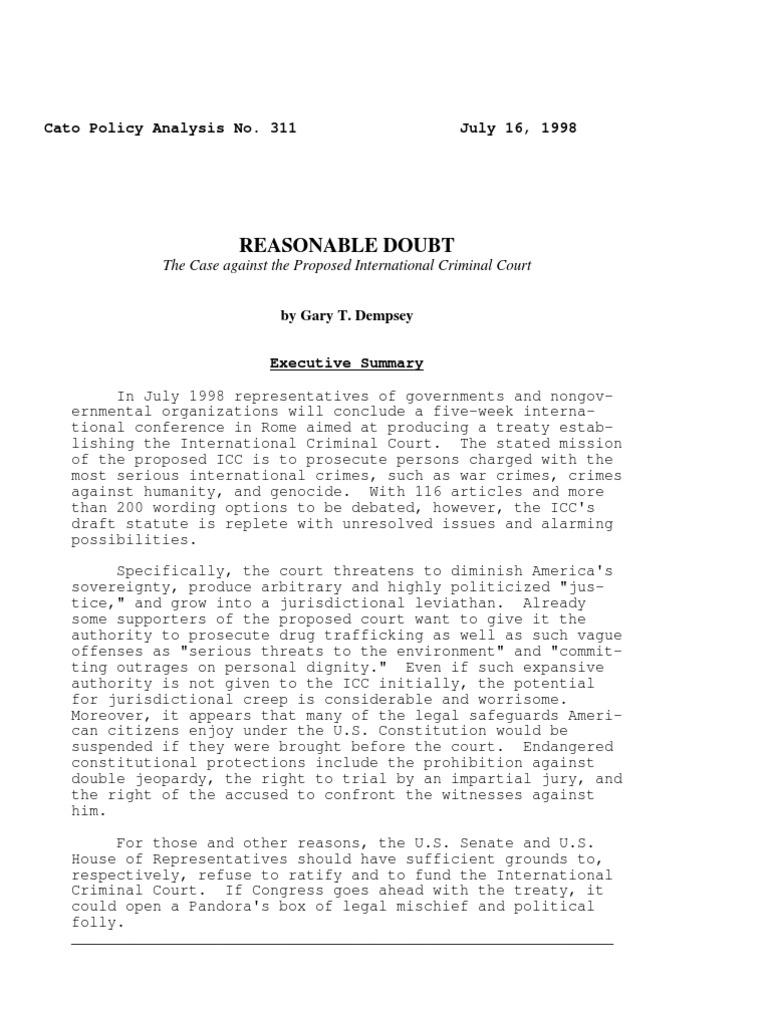 Reasonable doubts image