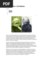 Liberalismo x Socialismo