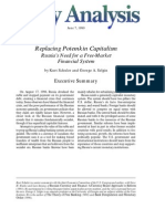 Replacing Potemkin Capitalism: Russia's Need For A Free-Market Financial System, Cato Policy Analysis No. 348