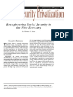 Reengineering Social Security in The New Economy, Cato Social Security Choice Paper No. 22