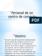 Personal de Un Centro de Computo