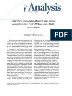 Cigarette Taxes, Black Markets, and Crime: Lessons From New York's 50-Year Losing Battle, Cato Policy Analysis No. 468